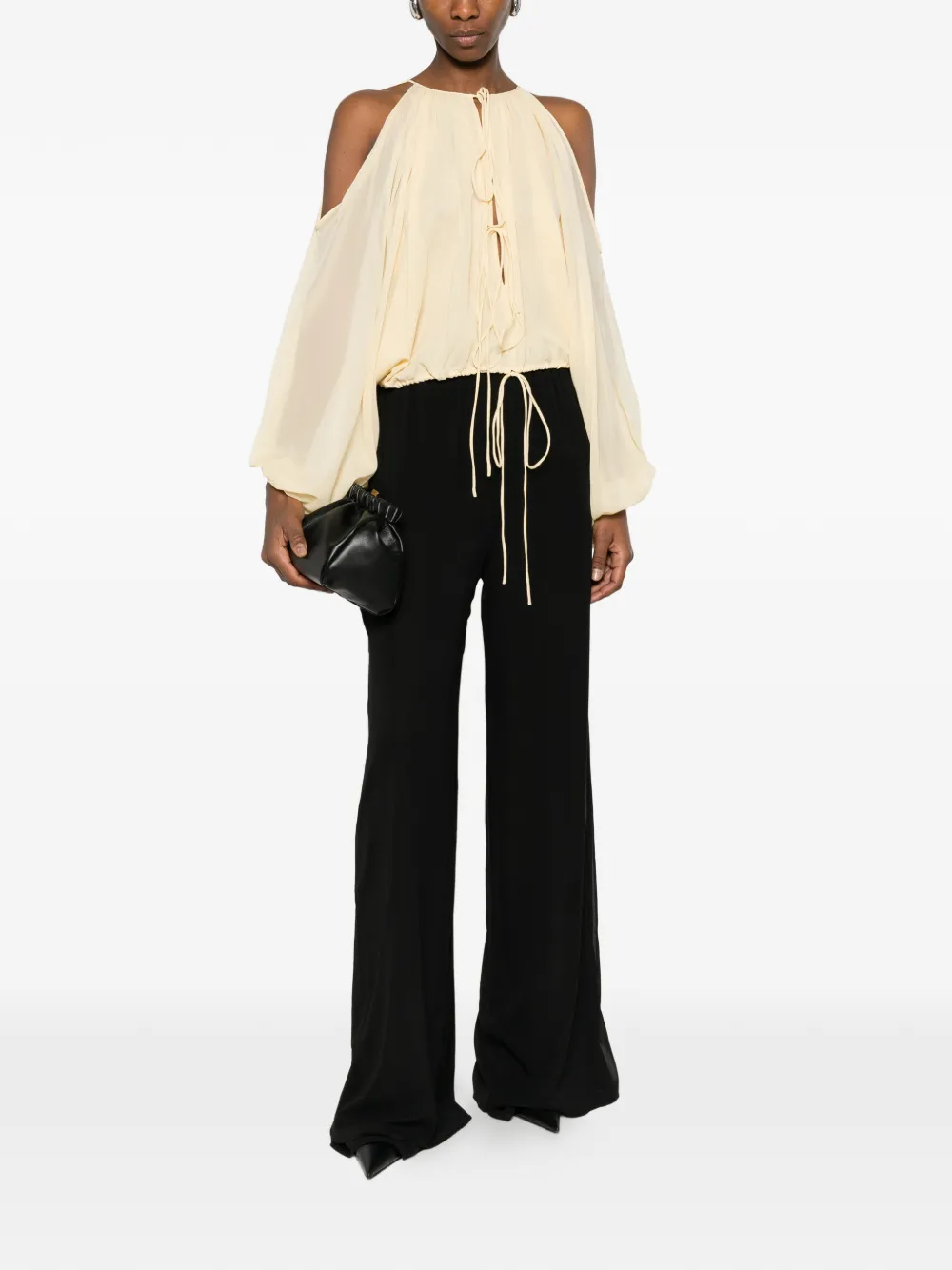 Топ с открытыми плечами и кулиской The Andamane, бежевый
Топ с открытыми плечами и кулиской The Andamane, бежевый