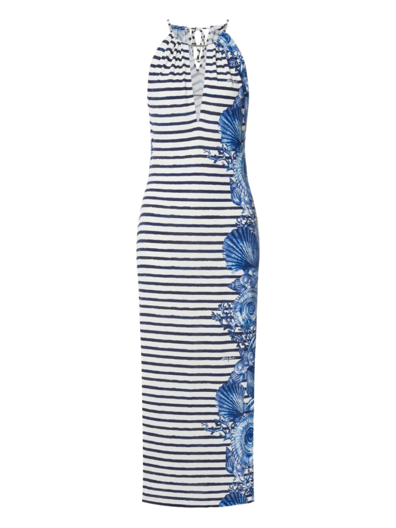 Полосатое платье Alberta Ferretti, черный
Полосатое платье Alberta Ferretti, черный