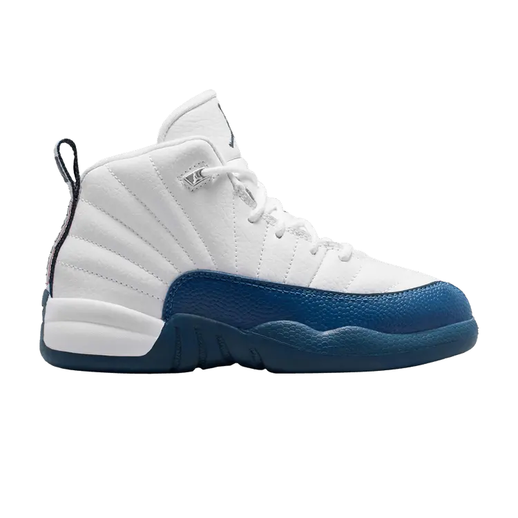 Кроссовки Air Jordan Air Jordan 12 Retro PS 'French Blue' 2025, белый 
Кроссовки Air Jordan Air Jordan 12 Retro PS 'French Blue' 2025, белый
