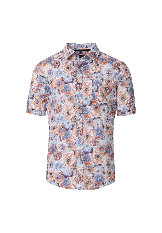 Льняная рубашка с принтом повседневный крой Casamoda, оранжевый
Льняная рубашка с принтом повседневный крой Casamoda, оранжевый