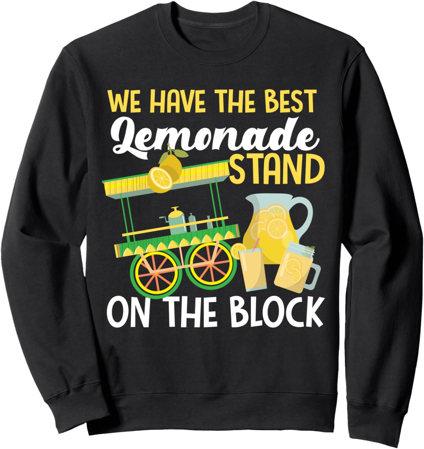 Толстовка с надписью «У нас лучший киоск по продаже лимонада в округе» Lemonade Stand Designs For Fresh Lemon Juice Lover, черный
Толстовка с надписью «У нас лучший киоск по продаже лимонада в округе» Lemonade Stand Designs For Fresh Lemon Juice Lover, черный