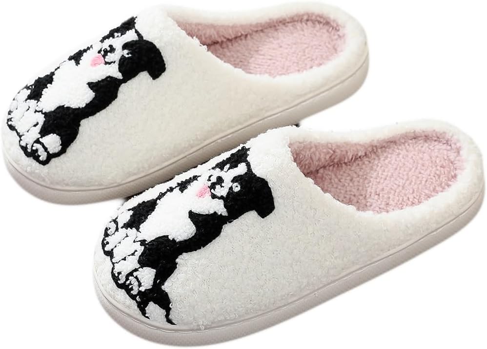 Забавные тапочки для женщин и мужчин, мягкие плюшевые пушистые с мультяшными животными, теплые, с нескользящей подошвой, для дома и внутреннего использования Generic, Border Collie
Забавные тапочки для женщин и мужчин, мягкие плюшевые пушистые с мультяшными животными, теплые, с нескользящей подошвой, для дома и внутреннего использования Generic, Border Collie