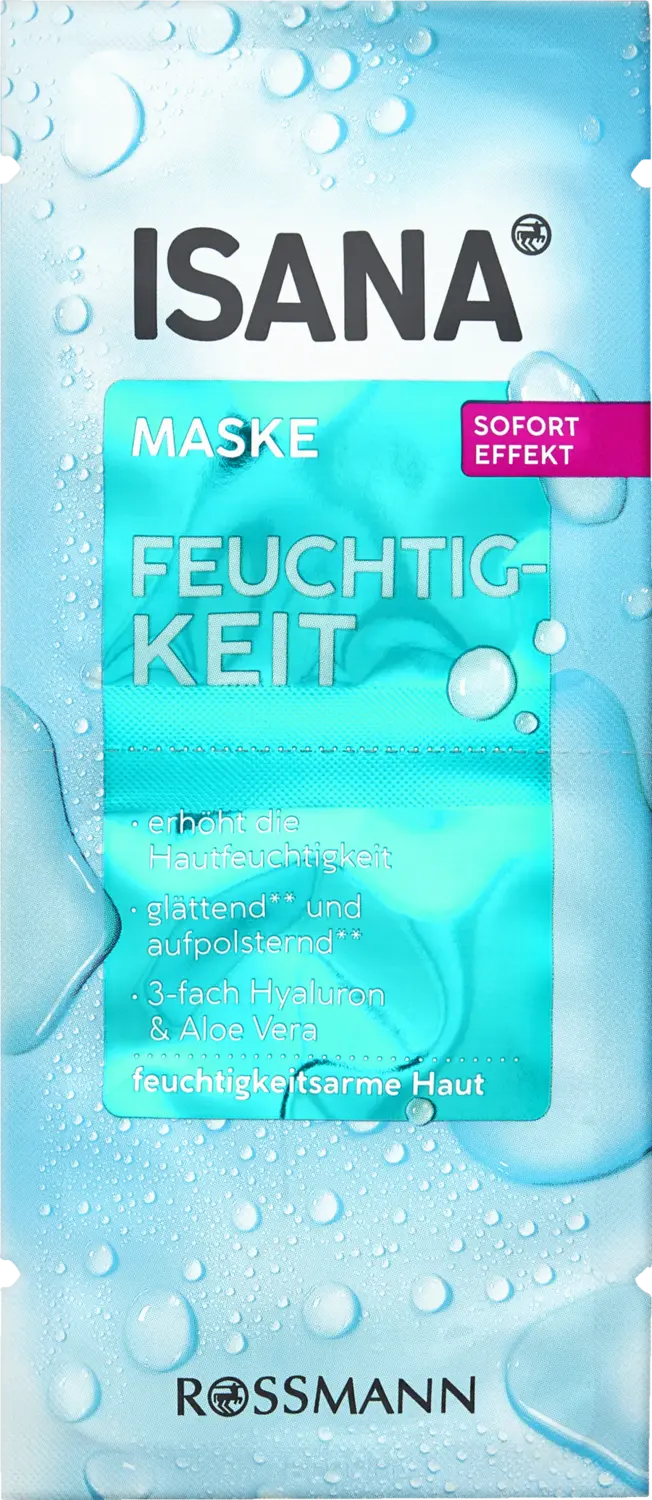 Маска для лица ISANA Feuchtigkeit Maske
Маска для лица ISANA Feuchtigkeit Maske