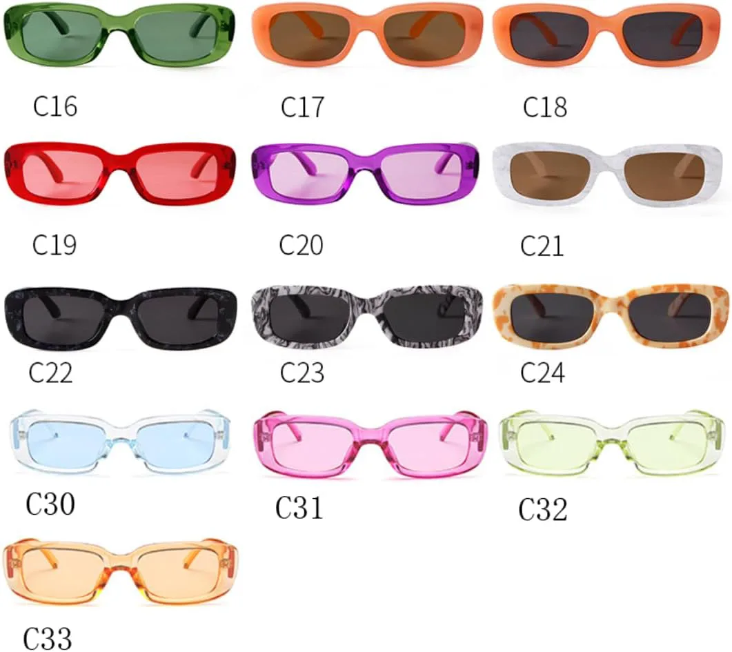 Солнцезащитные очки с защитой UV400 | Маленькая оправа, цветные линзы | Для женщин и мужчин, для занятий спортом на открытом воздухе и вождения DSVIGF, 27
Солнцезащитные очки с защитой UV400 | Маленькая оправа, цветные линзы | Для женщин и мужчин, для занятий спортом на открытом воздухе и вождения DSVIGF, 27