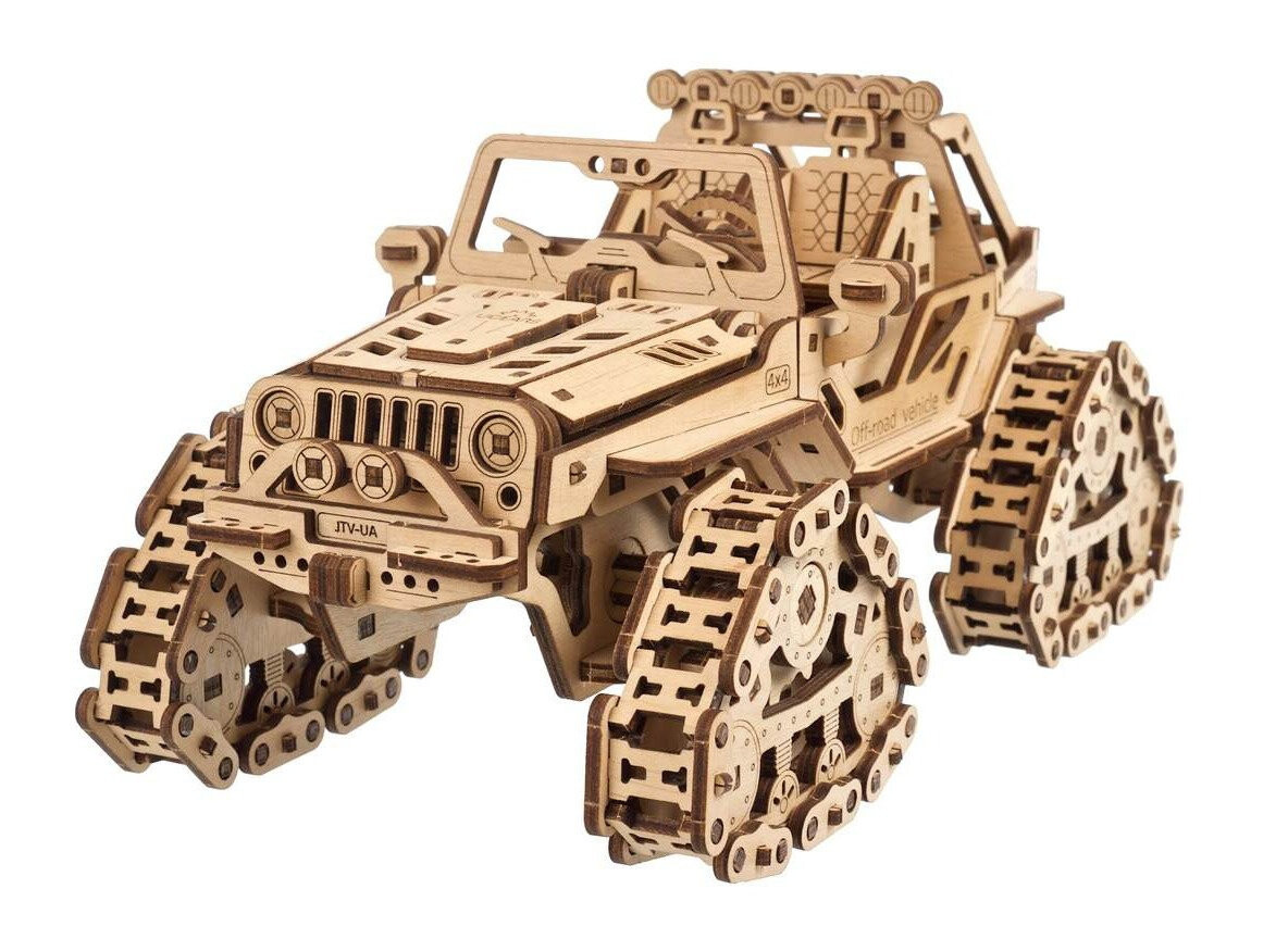3D-пазл Гусеничный внедорожник Ugears
3D-пазл Гусеничный внедорожник Ugears