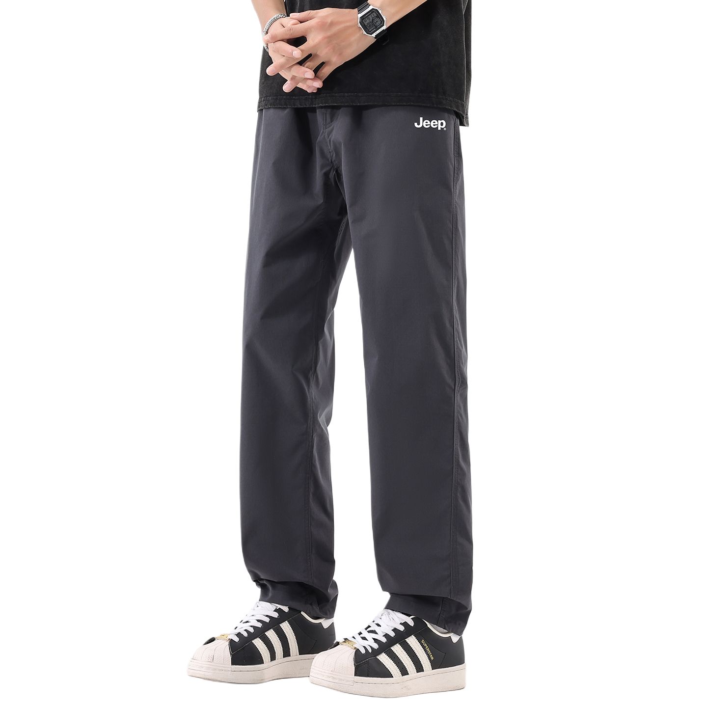 Повседневные брюки Unisex Moderate Straight Fit Jeep, темно-серый
Повседневные брюки Unisex Moderate Straight Fit Jeep, темно-серый