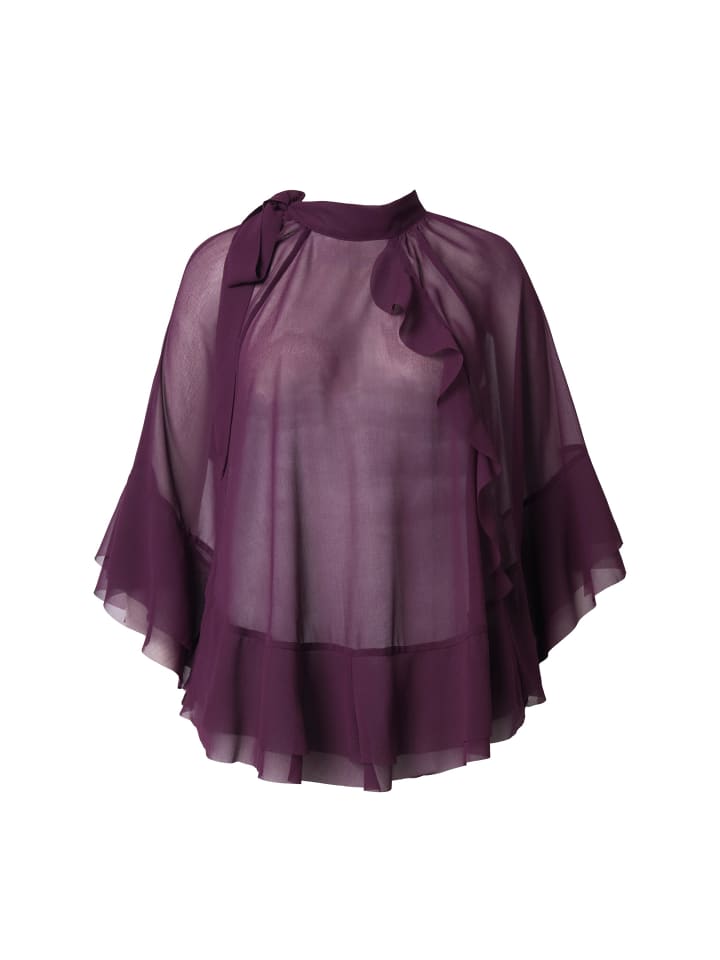 Блузка темно-сливового цвета Ulla Popken
Блузка темно-сливового цвета Ulla Popken