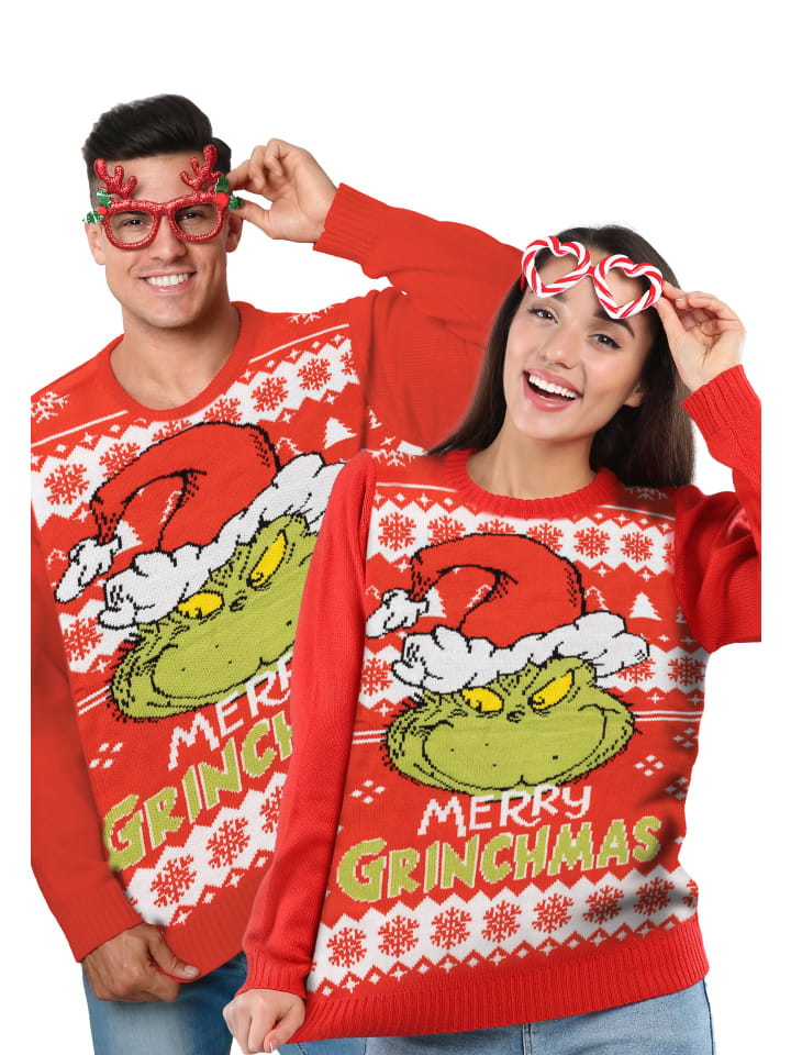 Пуловер United Labels The Grinch Weihnachtspullover Ugly Christmas Sweater, красный
Пуловер United Labels The Grinch Weihnachtspullover Ugly Christmas Sweater, красный