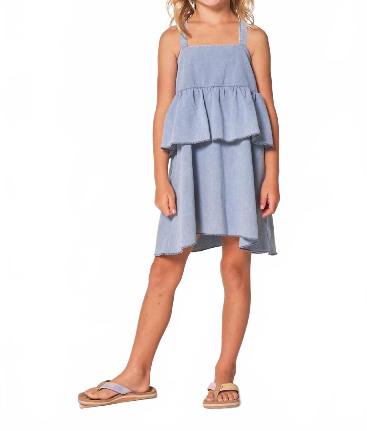 Детское летнее платье с рюшами в морском стиле из денима Chaser, Denim
Детское летнее платье с рюшами в морском стиле из денима Chaser, Denim