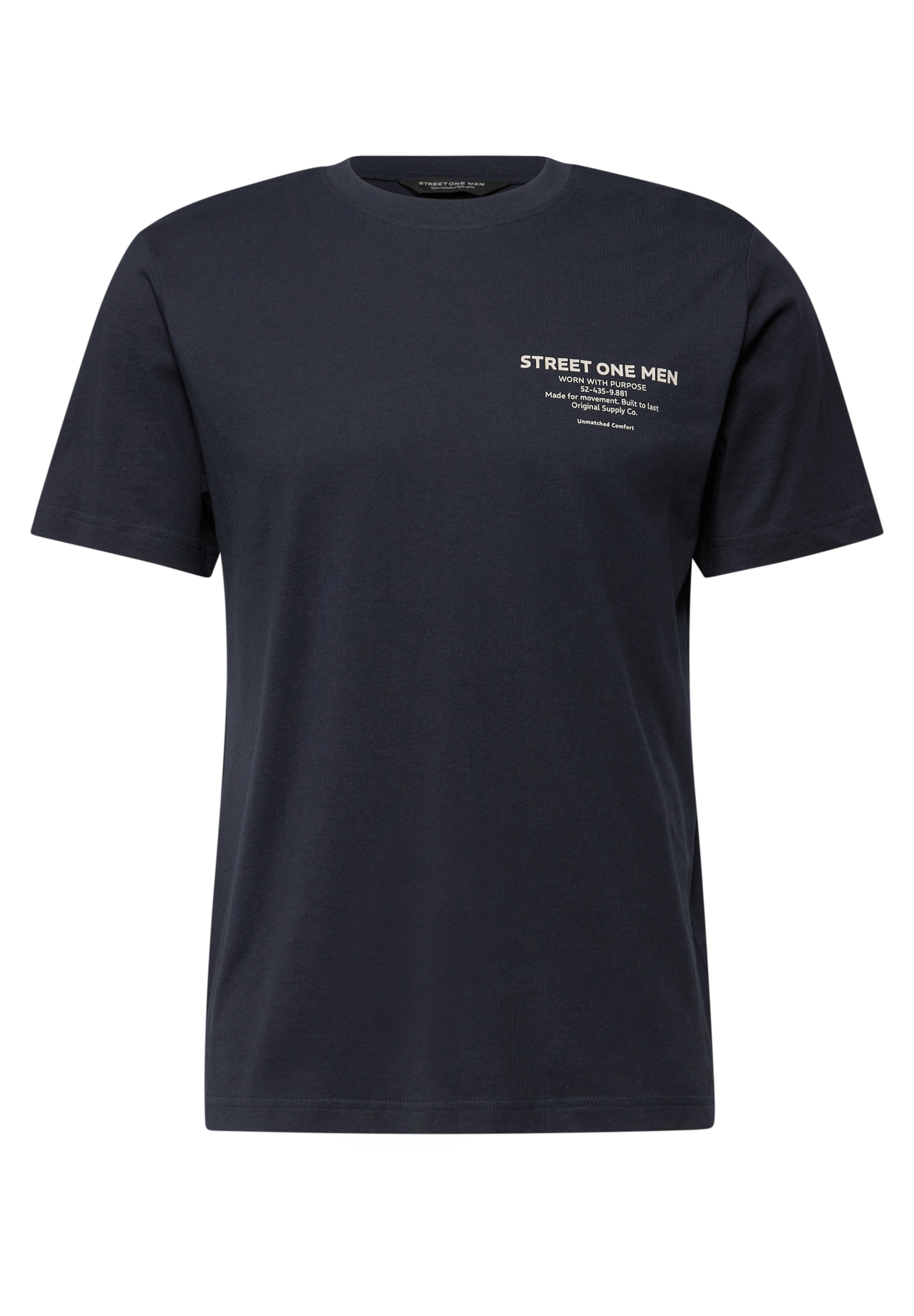 Street One MEN Футболка в темно-синем цвете
Street One MEN Футболка в темно-синем цвете