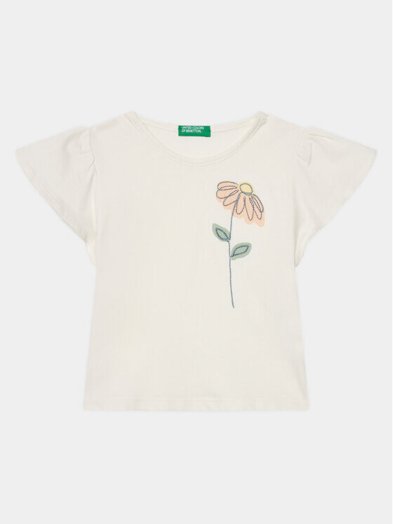 Футболка стандартного кроя United Colors Of Benetton, экрю
Футболка стандартного кроя United Colors Of Benetton, экрю