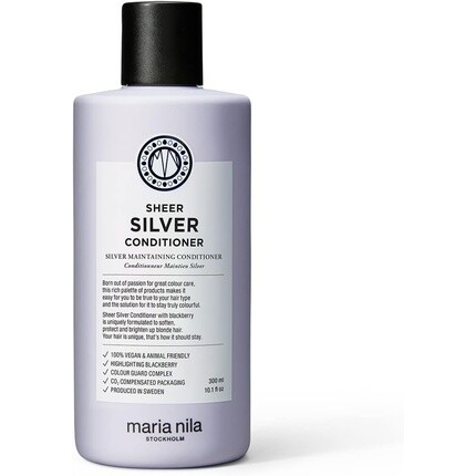 Кондиционер Sheer Silver 300мл, Maria Nila 
Кондиционер Sheer Silver 300мл, Maria Nila