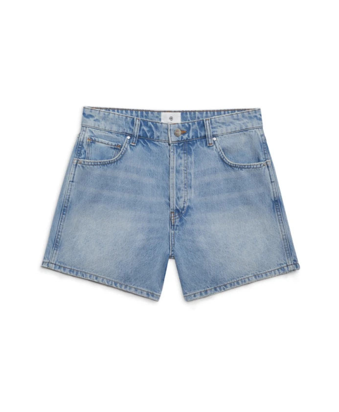 Выбеленные синие джинсовые шорты Anine Bing, синий
Выбеленные синие джинсовые шорты Anine Bing, синий