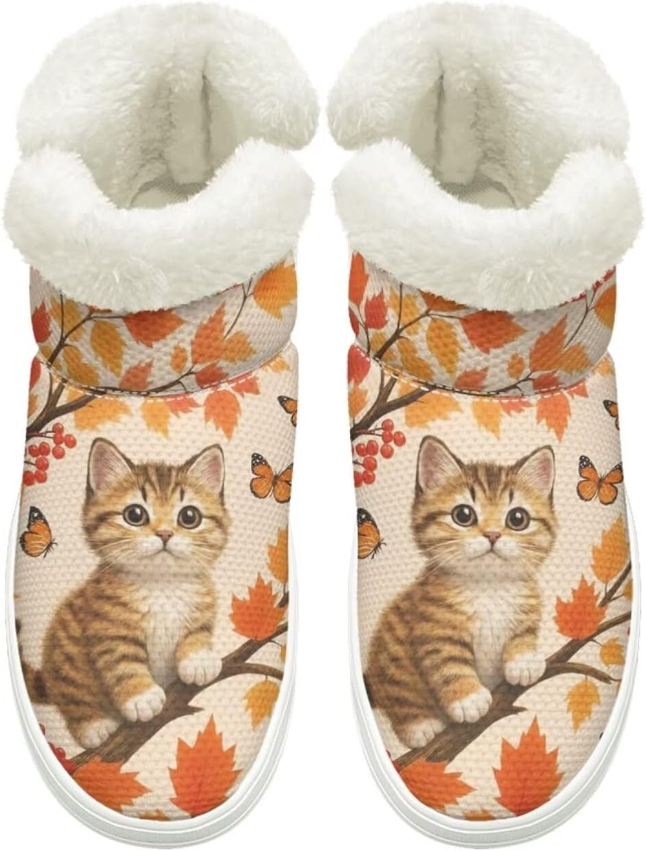 Женские и мужские зимние ботинки на слипоне, дышащая сетка, зимняя обувь для улицы с нескользящей удобной подошвой Cugasmaru, Fall Maple Leaves Cat
Женские и мужские зимние ботинки на слипоне, дышащая сетка, зимняя обувь для улицы с нескользящей удобной подошвой Cugasmaru, Fall Maple Leaves Cat