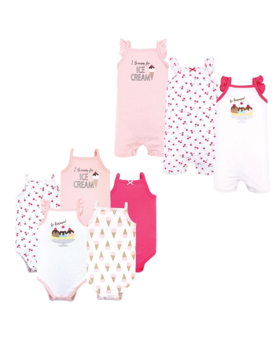 Комплект из 8 предметов: хлопковые боди и комбинезоны Hudson для девочек Hudson Baby, Banana split
Комплект из 8 предметов: хлопковые боди и комбинезоны Hudson для девочек Hudson Baby, Banana split