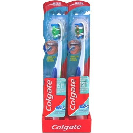 360 Зубная щетка среднего размера для очистки всего рта, 100 г, Colgate
360 Зубная щетка среднего размера для очистки всего рта, 100 г, Colgate