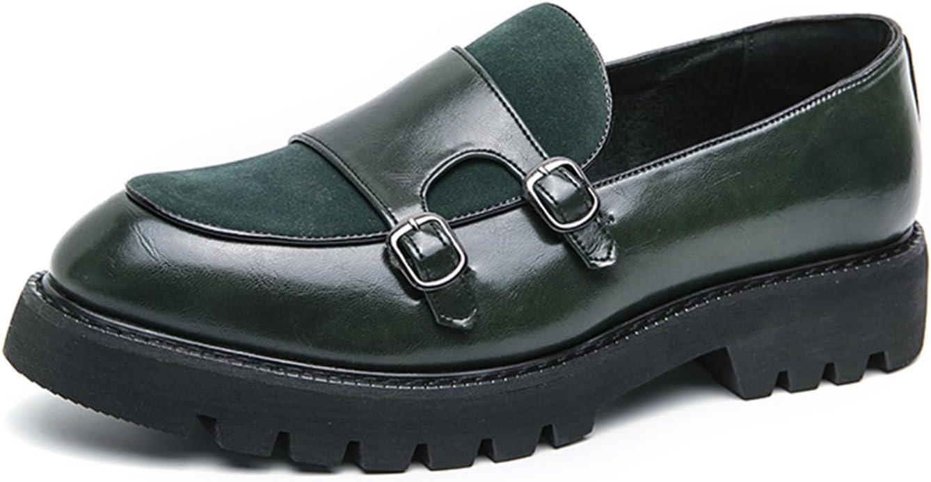 Мужские замшевые лоферы на платформе с застежкой-монк, ретро модель с низким верхом и заостренным носком, подходящие для официальных вечеринок, деловых мероприятий и свадеб Zzyyzzyy, зеленый
Мужские замшевые лоферы на платформе с застежкой-монк, ретро модель с низким верхом и заостренным носком, подходящие для официальных вечеринок, деловых мероприятий и свадеб Zzyyzzyy, зеленый