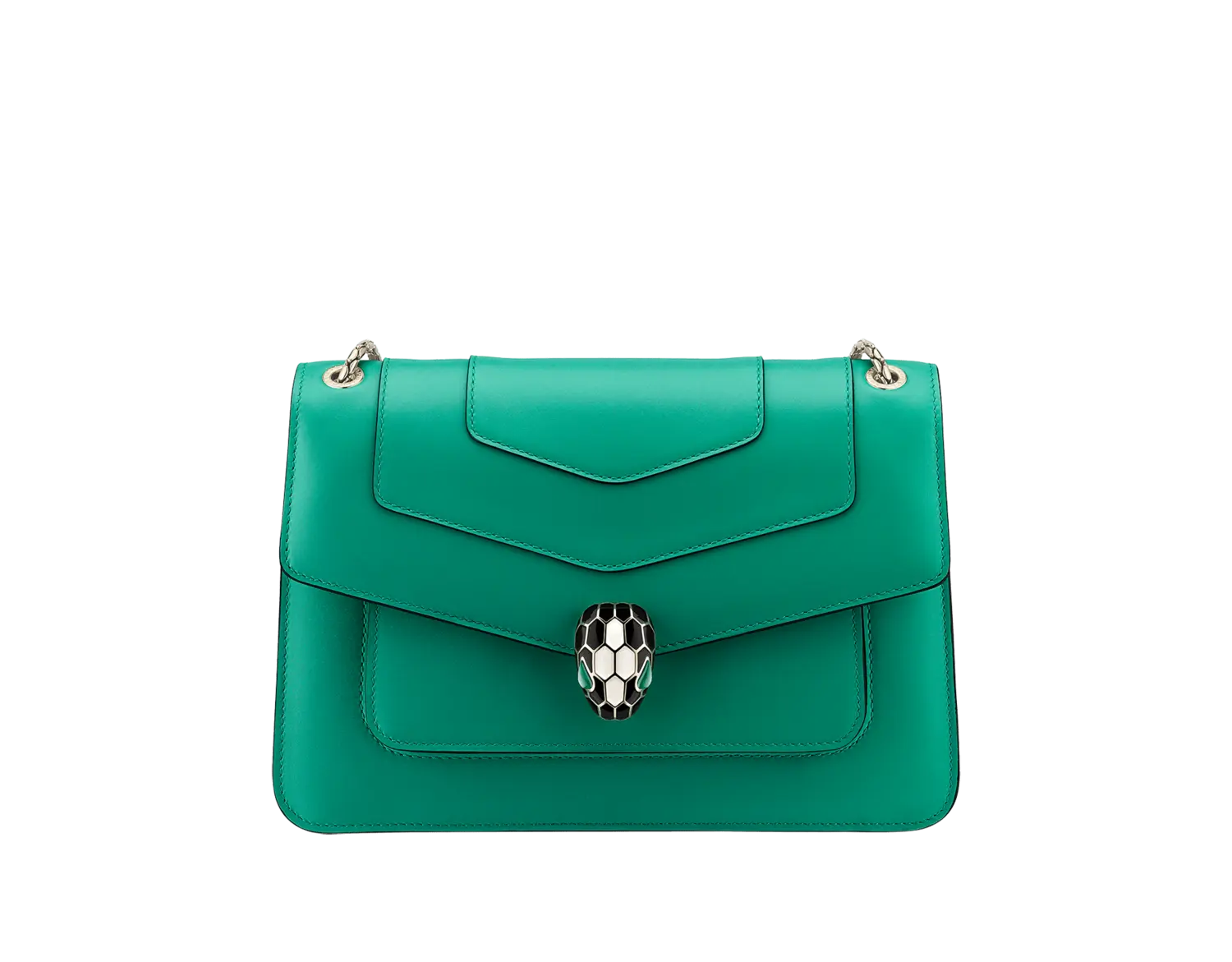 Сумка через плечо Serpenti forever Bvlgari, зеленый
Сумка через плечо Serpenti forever Bvlgari, зеленый