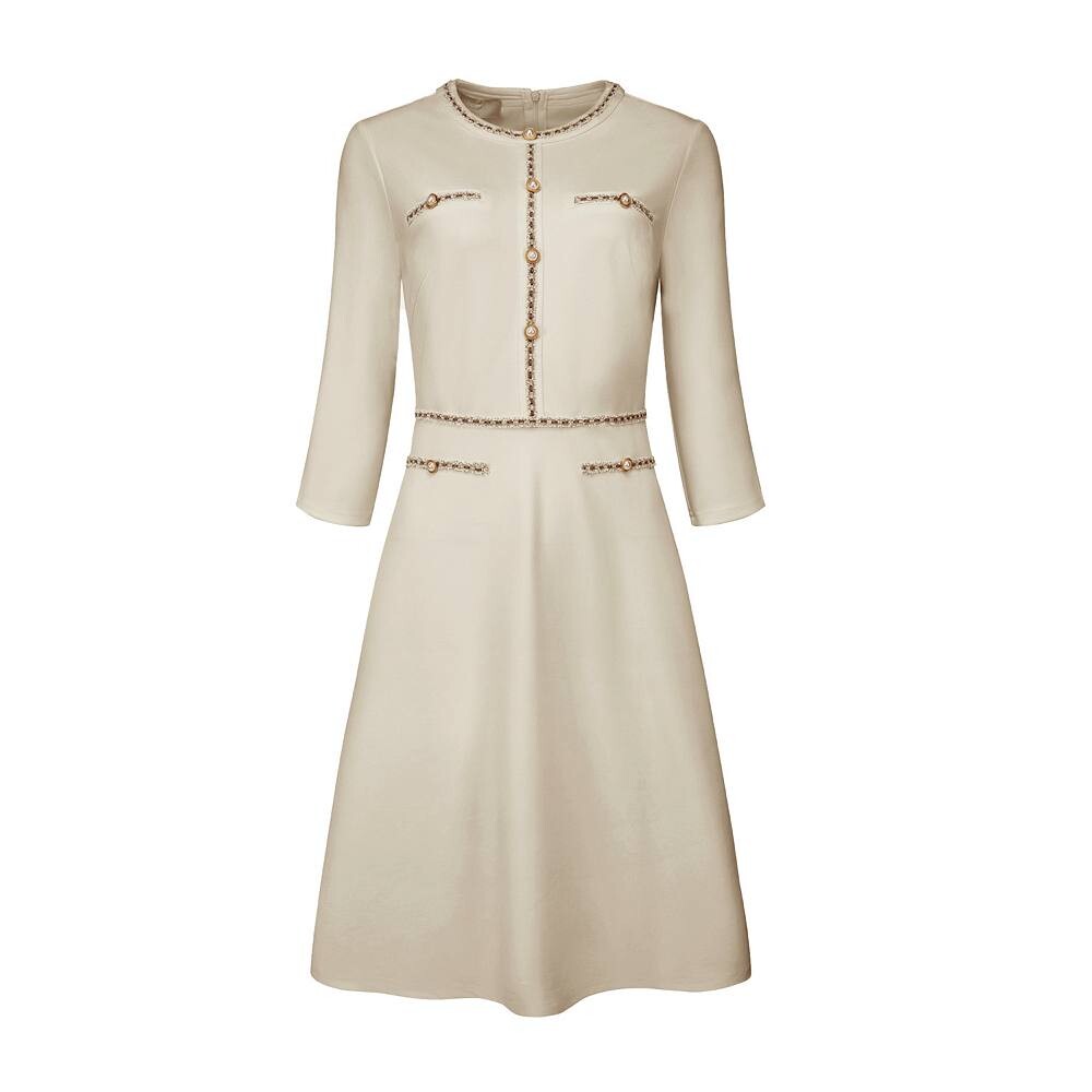 Женское платье-трапеция контрастного цвета, офисные платья с твидовой отделкой Hombety, цвет Grey Beige
Женское платье-трапеция контрастного цвета, офисные платья с твидовой отделкой Hombety, цвет Grey Beige