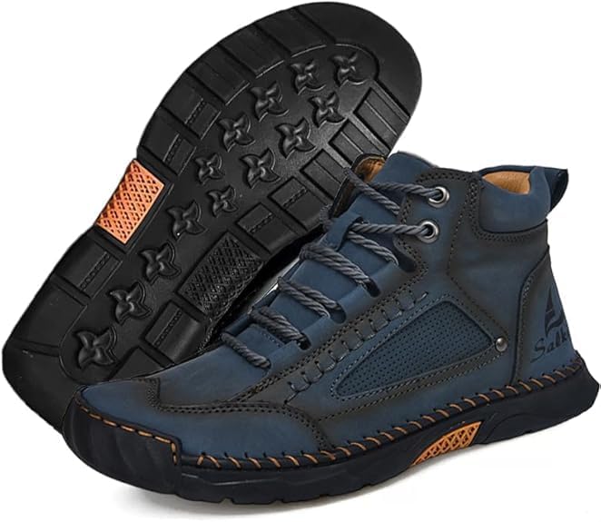 Мужские удобные кожаные туфли VOKIMAX ручной работы с широким размером, дышащие, водонепроницаемые, с поддержкой свода стопы и противоскользящей подошвой для активного отдыха на природе, синий
Мужские удобные кожаные туфли VOKIMAX ручной работы с широким размером, дышащие, водонепроницаемые, с поддержкой свода стопы и противоскользящей подошвой для активного отдыха на природе, синий