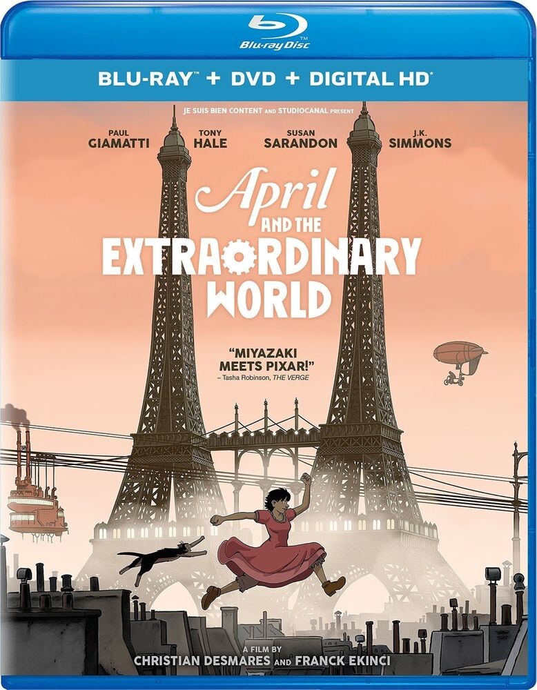 Диск Blu-ray April & The Extraordinary World
Диск Blu-ray April & The Extraordinary World