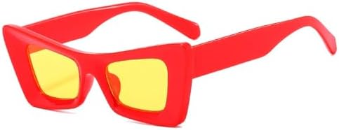 Популярные модные солнцезащитные очки «кошачий глаз» для женщин, ретро-очки с защитой от УФ-излучения UV400 для мужчин, трендовые красно-желтые солнцезащитные очки MTZJH, Red Yellow
Популярные модные солнцезащитные очки «кошачий глаз» для женщин, ретро-очки с защитой от УФ-излучения UV400 для мужчин, трендовые красно-желтые солнцезащитные очки MTZJH, Red Yellow