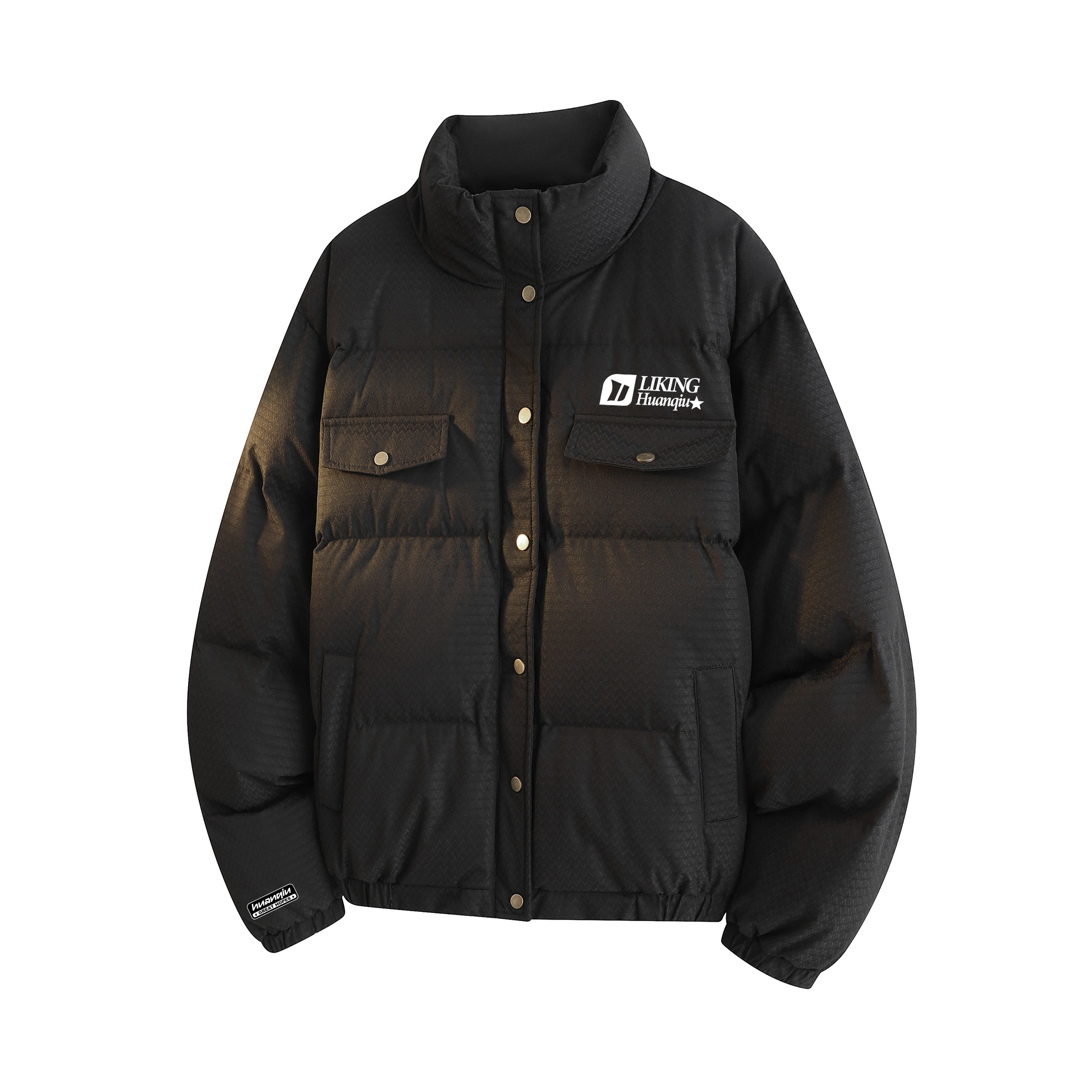 Пуховик Unisex Stand Collar Thickened Padded Puffer Jacket HUANQIU, черный
Пуховик Unisex Stand Collar Thickened Padded Puffer Jacket HUANQIU, черный