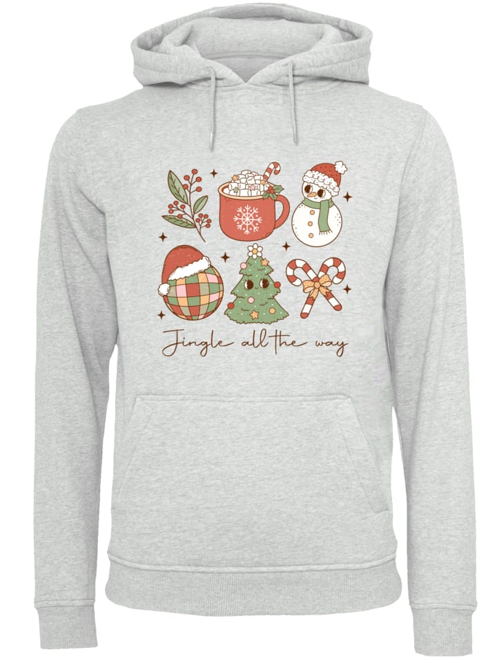 Пуловер F4NT4STIC Hoodie Jingle All The Way Christmas Groove, пятнистый серый
Пуловер F4NT4STIC Hoodie Jingle All The Way Christmas Groove, пятнистый серый