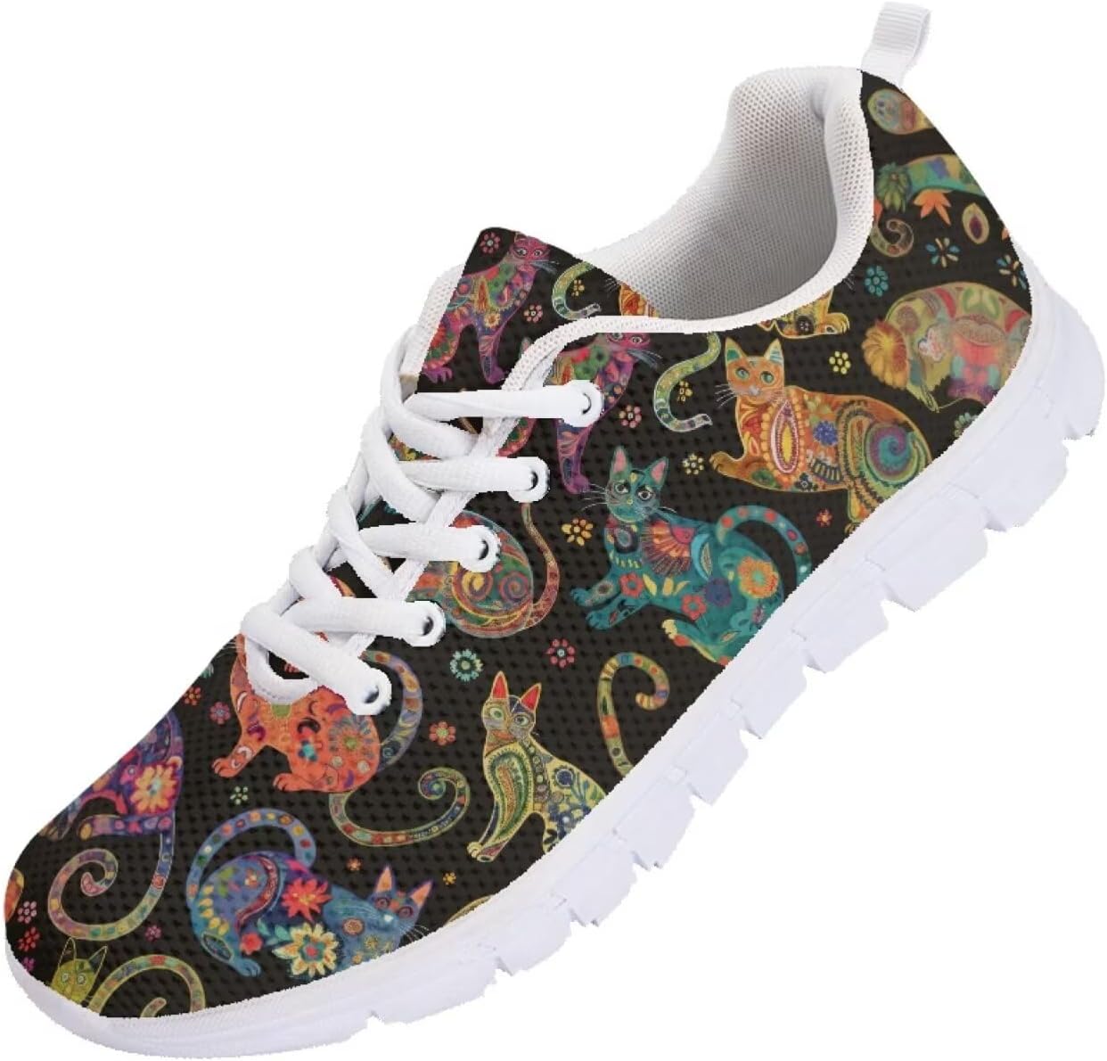 Вышитые кроссовки для женщин и мужчин, теннисные беговые обувь, легкие сетчатые спортивные кроссовки для тренажерного зала с подошвой из ЭВА Getelinseng, Boho Cat
Вышитые кроссовки для женщин и мужчин, теннисные беговые обувь, легкие сетчатые спортивные кроссовки для тренажерного зала с подошвой из ЭВА Getelinseng, Boho Cat