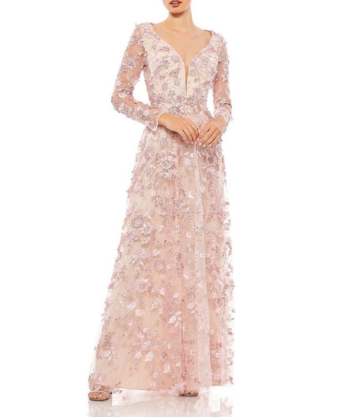 Платье с длинными рукавами и цветочной аппликацией в стиле "иллюзион" Mac Duggal, розовый
Платье с длинными рукавами и цветочной аппликацией в стиле "иллюзион" Mac Duggal, розовый