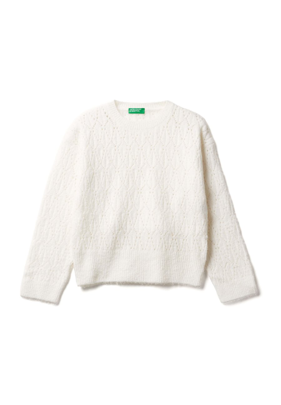 Джемпер United Colors of Benetton PERFORATED, White
Джемпер United Colors of Benetton PERFORATED, White