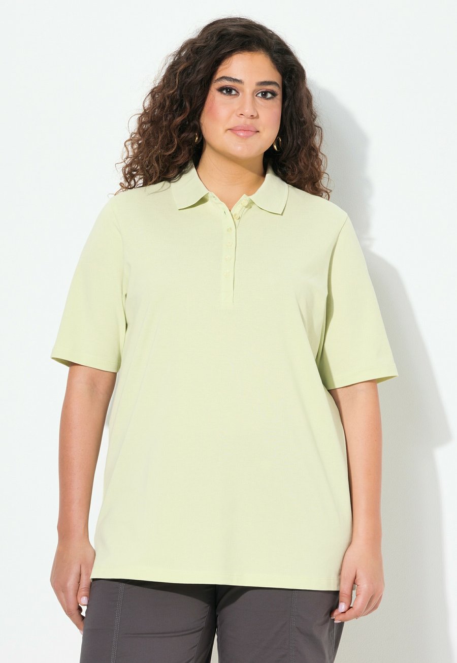 Поло Ulla Popken MANCHES COURTES, Pistachio/Green
Поло Ulla Popken MANCHES COURTES, Pistachio/Green