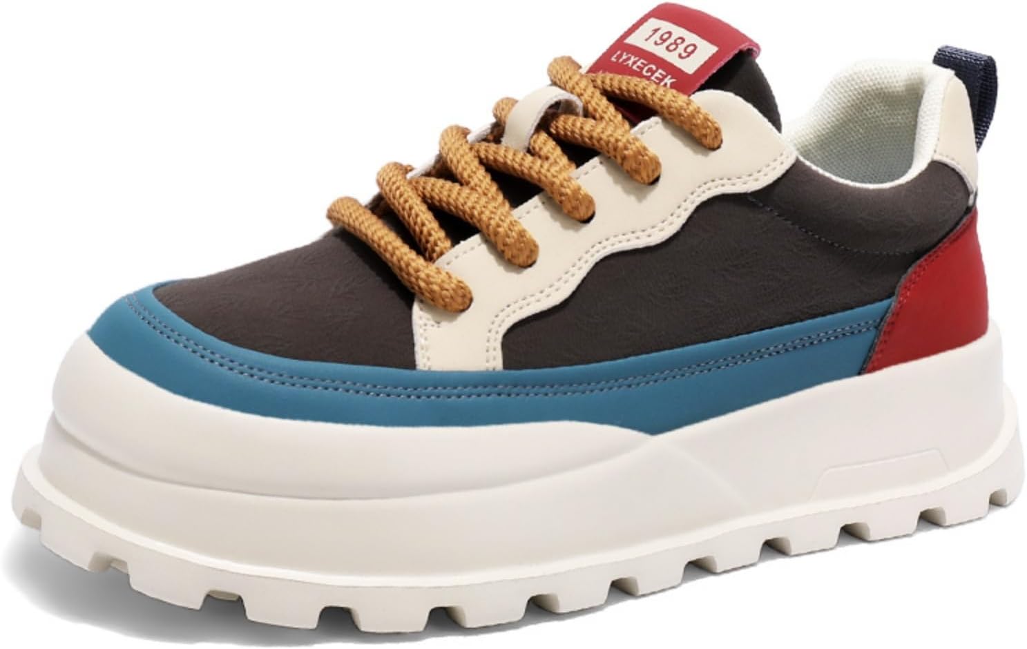 Мужские ретро-кроссовки на платформе, классические кеды, повседневная обувь, теннисные, для бега, массивные, на шнуровке, стильные прогулочные туфли Khwfjas, зеленый
Мужские ретро-кроссовки на платформе, классические кеды, повседневная обувь, теннисные, для бега, массивные, на шнуровке, стильные прогулочные туфли Khwfjas, зеленый