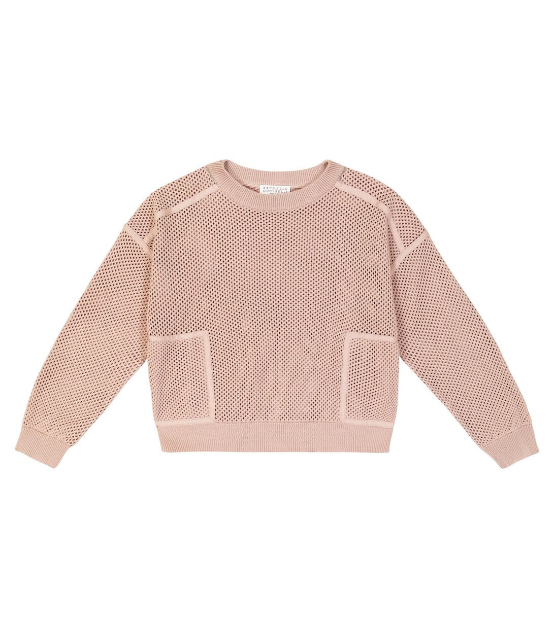 Хлопковый свитер Brunello Cucinelli, розовый
Хлопковый свитер Brunello Cucinelli, розовый