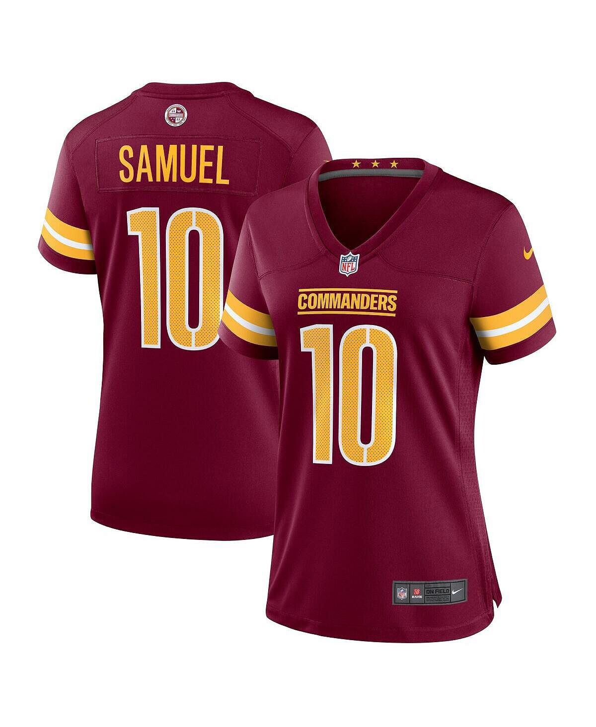 Женская игровая майка Curtis Samuel Burgundy Washington Commanders Nike
Женская игровая майка Curtis Samuel Burgundy Washington Commanders Nike