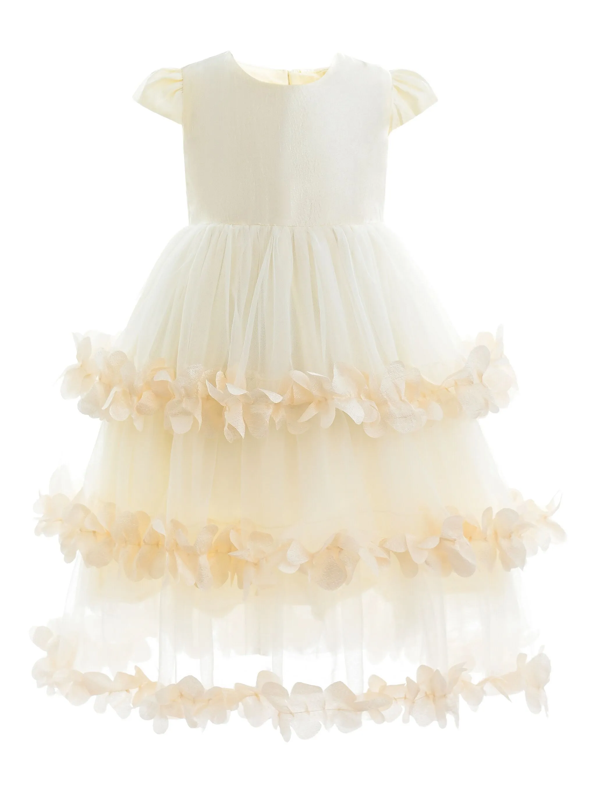 Ярусное платье с оборками Tulleen, кремовый
Ярусное платье с оборками Tulleen, кремовый