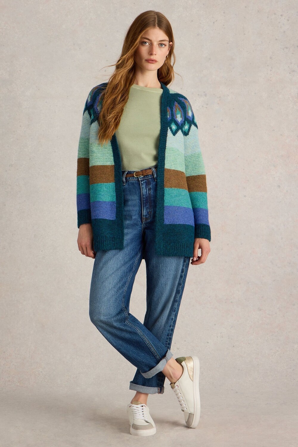 Кардиган нью йорк фэрайл White Stuff, зеленый 
Кардиган нью йорк фэрайл White Stuff, зеленый