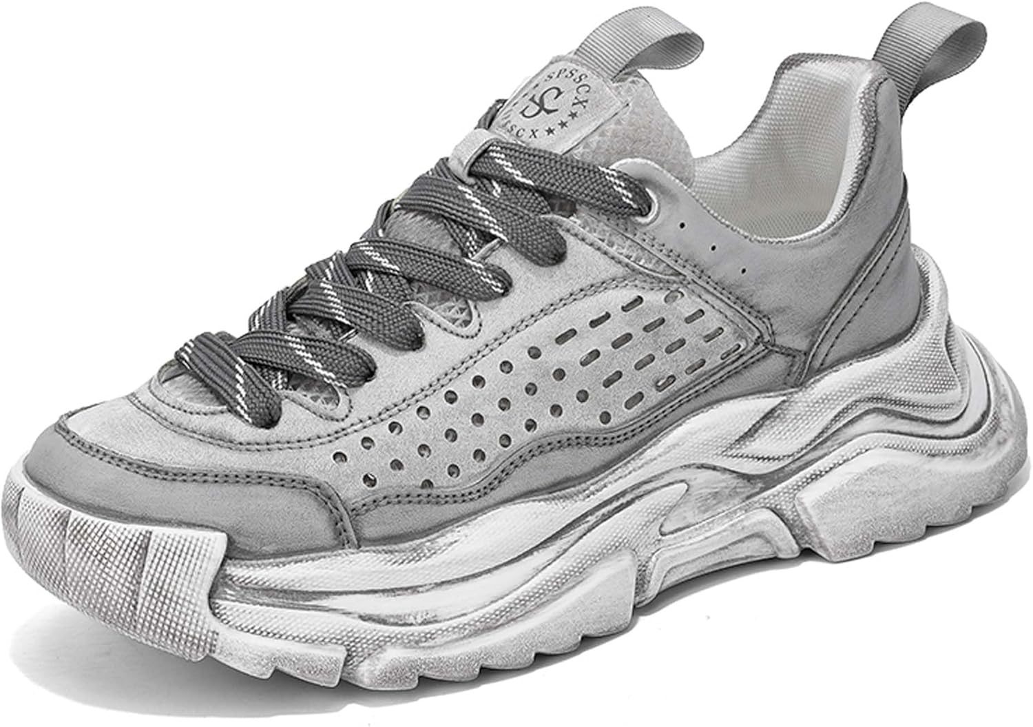 Мужские модные кроссовки на шнуровке- дышащие, удобные для ходьбы- высокие с толстой подошвой, спортивно-повседневные- уличные, нескользящие, для фитнеса и бега Dzbajrqm, серый
Мужские модные кроссовки на шнуровке- дышащие, удобные для ходьбы- высокие с толстой подошвой, спортивно-повседневные- уличные, нескользящие, для фитнеса и бега Dzbajrqm, серый