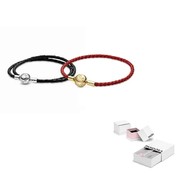 Pandora Кожаные браслеты Unisex Black/Red
Pandora Кожаные браслеты Unisex Black/Red