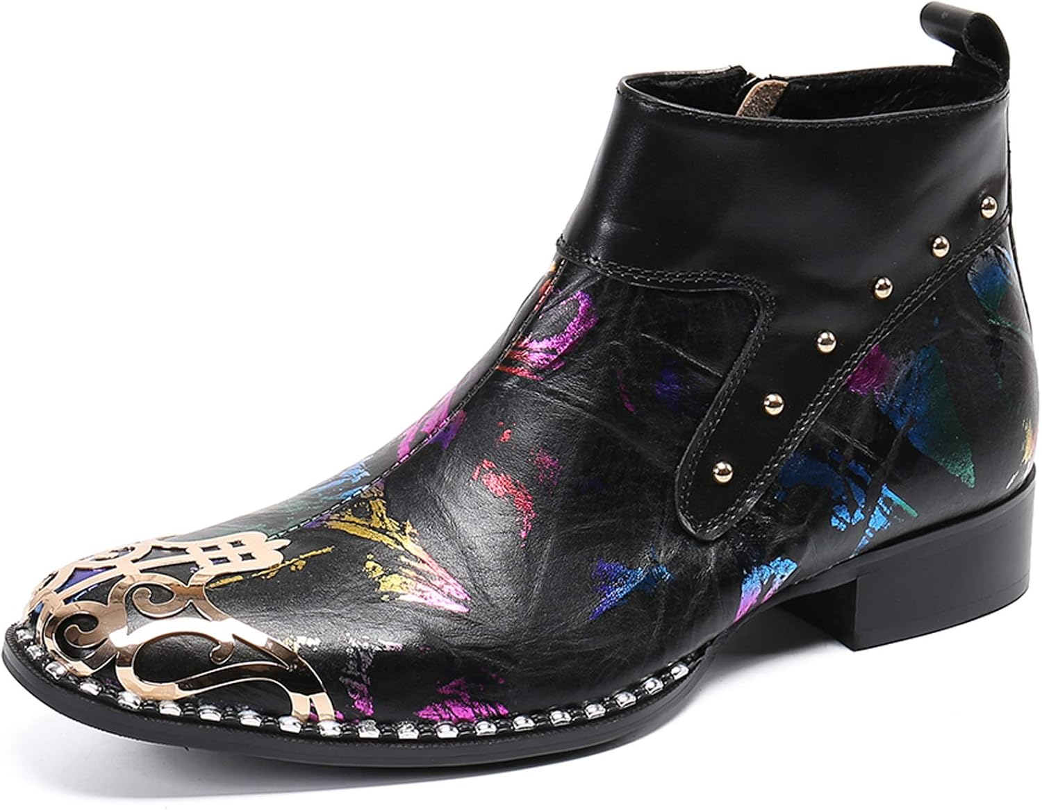 Мужские сапоги Santimon с металлическим носком и молнией, вестерн, кожаные, стиль Chelsea, золотой
Мужские сапоги Santimon с металлическим носком и молнией, вестерн, кожаные, стиль Chelsea, золотой