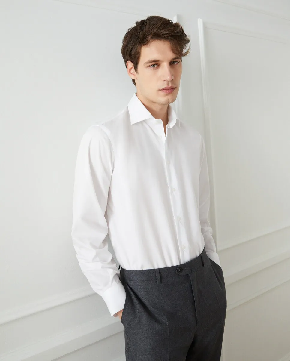 Классическая мужская рубашка классического кроя Emidio Tucci, белый
Классическая мужская рубашка классического кроя Emidio Tucci, белый