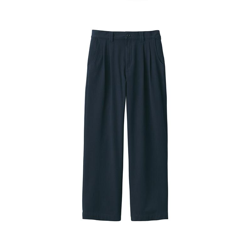 Брюки женские Muji со складками, слоновая кость
Брюки женские Muji со складками, слоновая кость