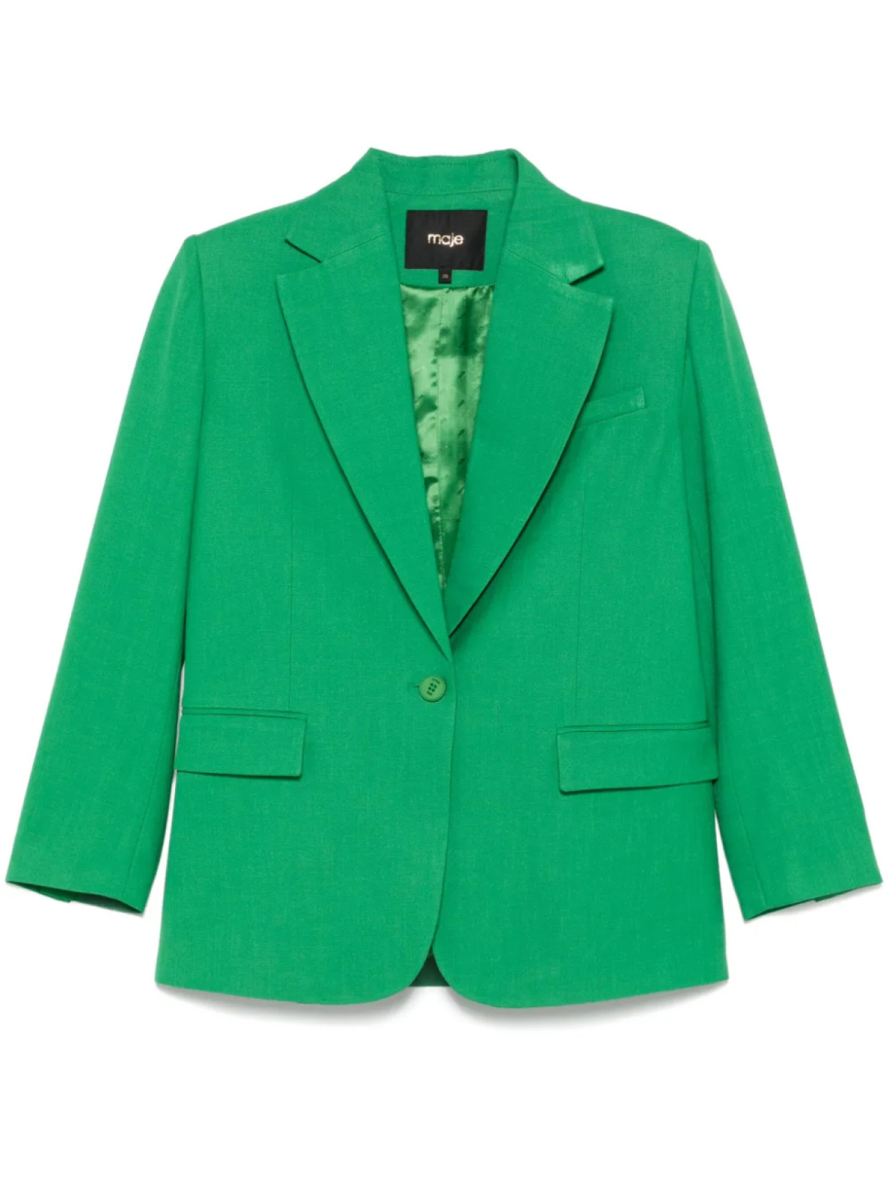 Однобортный пиджак Maje, зеленый
Однобортный пиджак Maje, зеленый