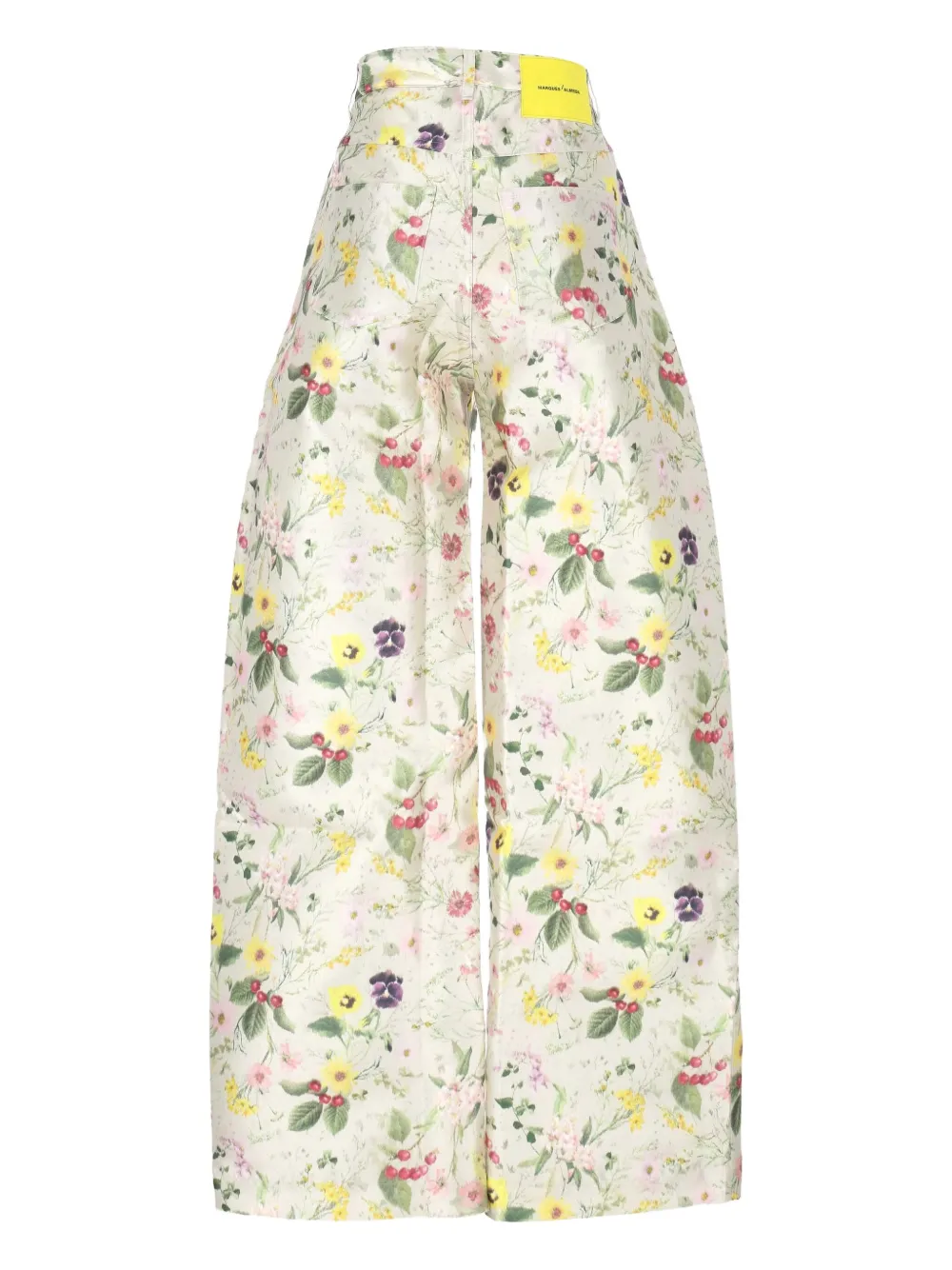 Брюки с цветочным принтом Marques'Almeida, белый
Брюки с цветочным принтом Marques'Almeida, белый