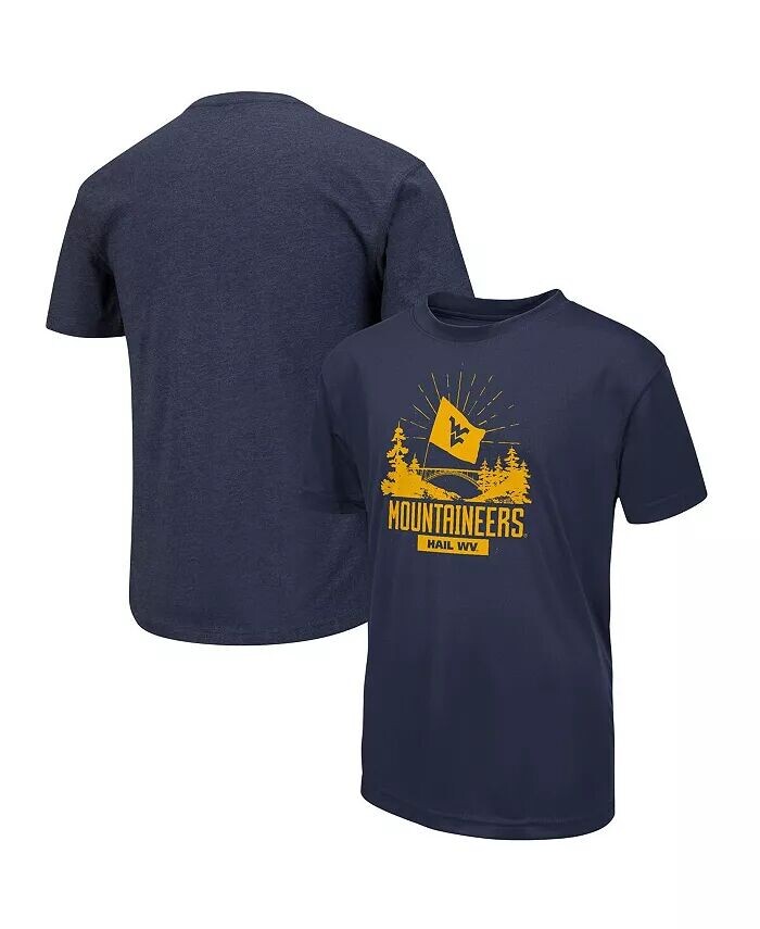Темно-синяя футболка для болельщиков команды Big Boys West Virginia Mountaineers Colosseum
Темно-синяя футболка для болельщиков команды Big Boys West Virginia Mountaineers Colosseum