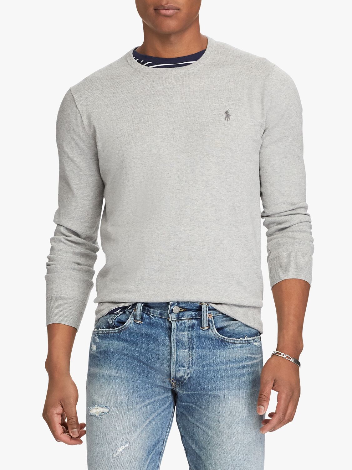 Джемпер приталенного кроя из хлопка Polo Ralph Lauren, цвет Andover Heather
Джемпер приталенного кроя из хлопка Polo Ralph Lauren, цвет Andover Heather