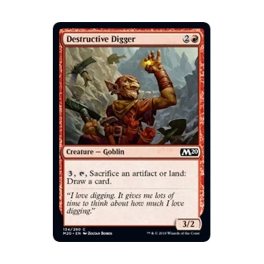 CCG Разрушительный экскаватор (С), MTG - Core Set 2020
CCG Разрушительный экскаватор (С), MTG - Core Set 2020