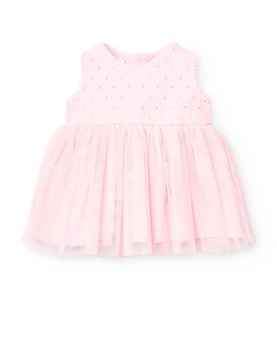 Платье для девочки без рукавов в тон Boboli, цвет Rosa
Платье для девочки без рукавов в тон Boboli, цвет Rosa
