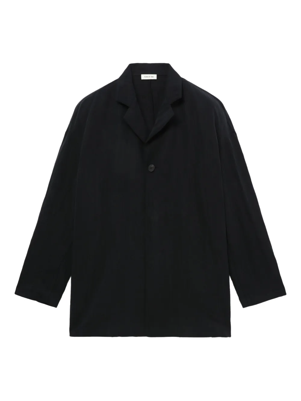 Пиджак с лацканами на одной пуговице Fear Of God, черный
Пиджак с лацканами на одной пуговице Fear Of God, черный