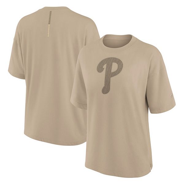 Женская футболка oversize Philadelphia Phillies Elements цвета хаки Fanatics Signature
Женская футболка oversize Philadelphia Phillies Elements цвета хаки Fanatics Signature